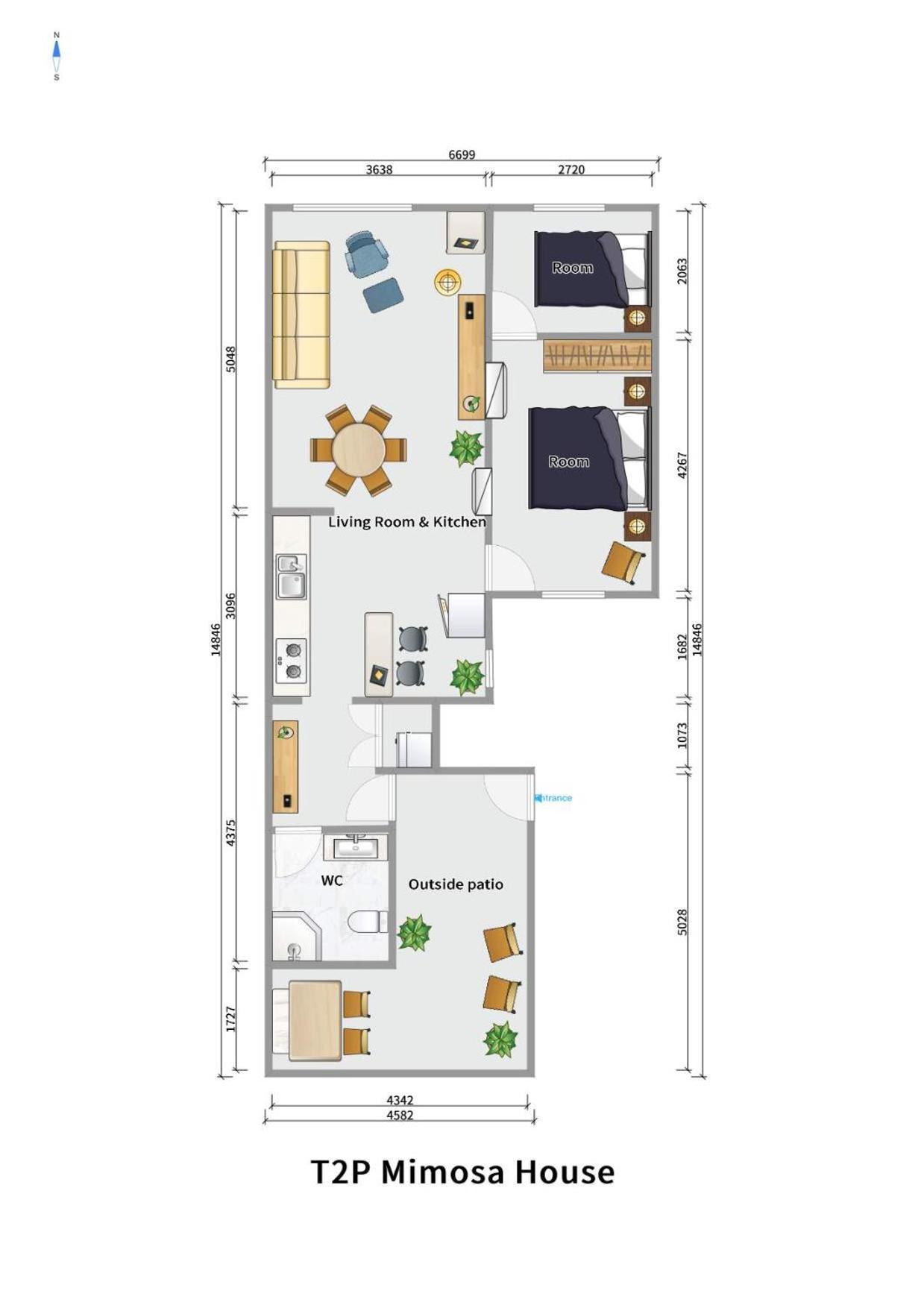T2P Mimosa House Apartment Vila Nova de Gaia Exterior photo